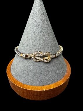 Absolute Infinity CZ Sterling Tennis Bracelet in Box